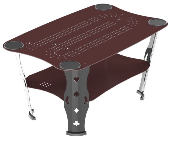 Crib Table Package - Copper & Black